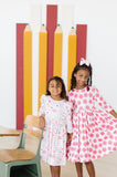 School Days 3/4 Ruffle Twirl Dress - Aaria Tees Aaria Tees