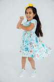 School Rules S/S Pocket Twirl Dress - Aaria Tees Aaria Tees