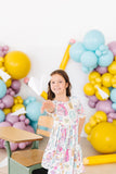 School is Cool 3/4 Sleeve Pocket Twirl Dress - Aaria Tees Aaria Tees
