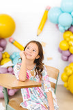 School is Cool 3/4 Sleeve Pocket Twirl Dress - Aaria Tees Aaria Tees