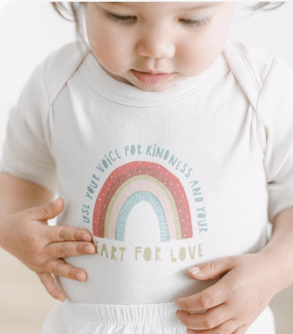 graphic bodysuit | kindness - Aaria Tees Aaria Tees