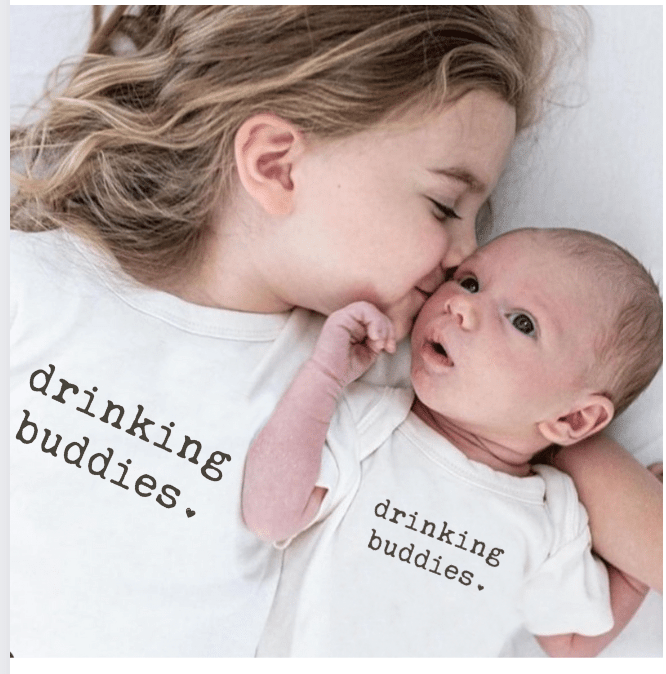 graphic tee | drinking buddies - Aaria Tees Aaria Tees