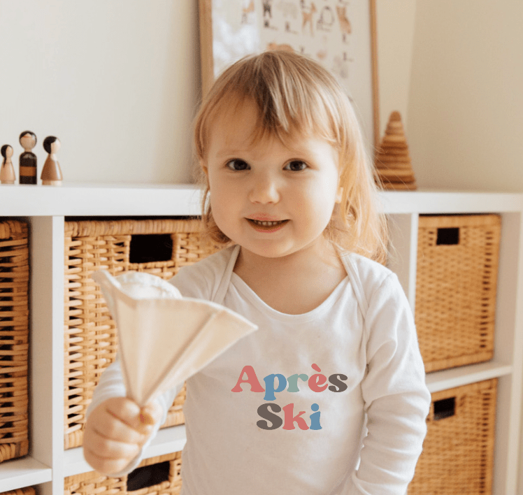 long sleeve graphic bodysuit | apres ski - Aaria Tees Aaria Tees