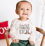 graphic bodysuit | santas favorite elf (long sleeve) - Aaria Tees Aaria Tees