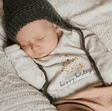 long sleeve graphic bodysuit | happy holidays tree - Aaria Tees Aaria Tees