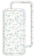 burp cloth | bunnies - Aaria Tees Aaria Tees