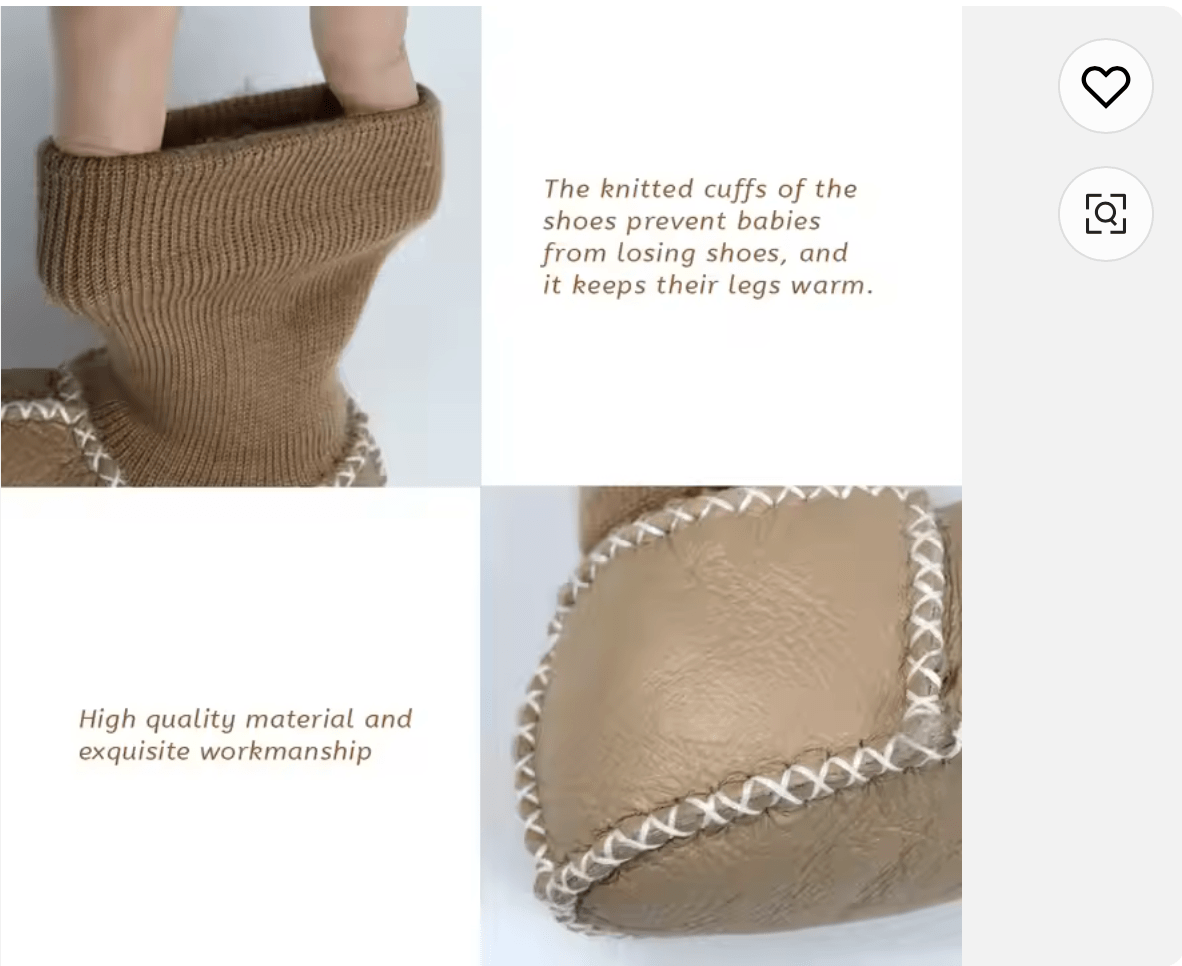 cozy booties| tan - Aaria Tees Aaria Tees