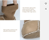 cozy booties| tan - Aaria Tees Aaria Tees