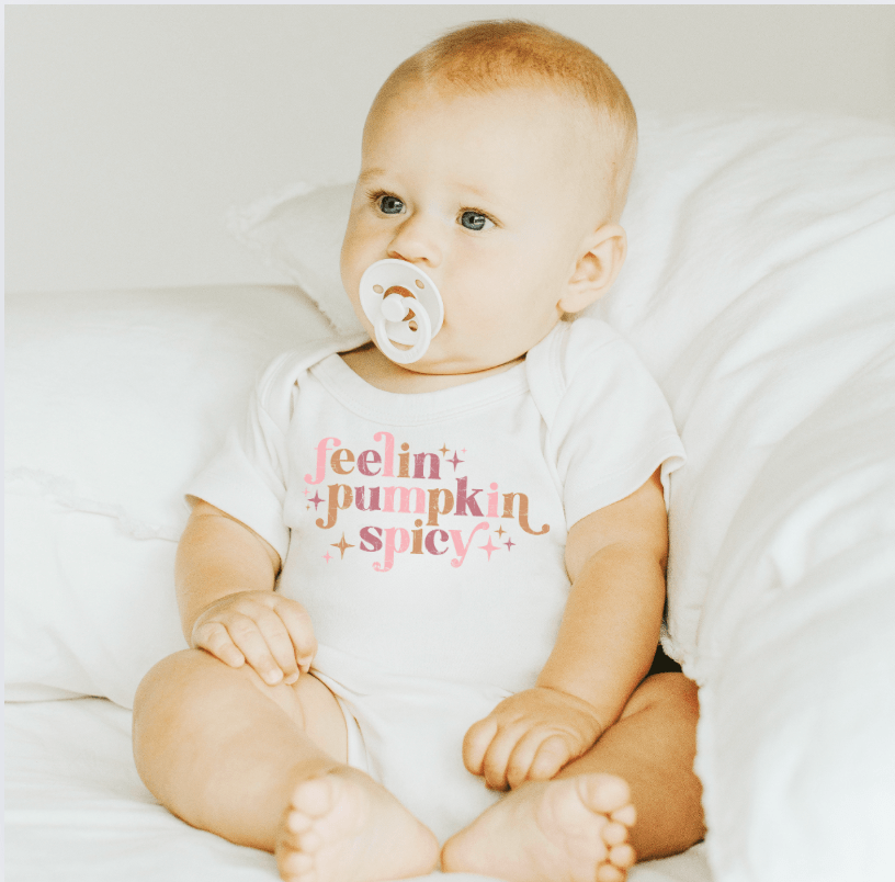 graphic bodysuit | pumpkin spicy - Aaria Tees Aaria Tees