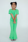 Seafoam Green Scrunchy Pocket Tee - Aaria Tees Aaria Tees