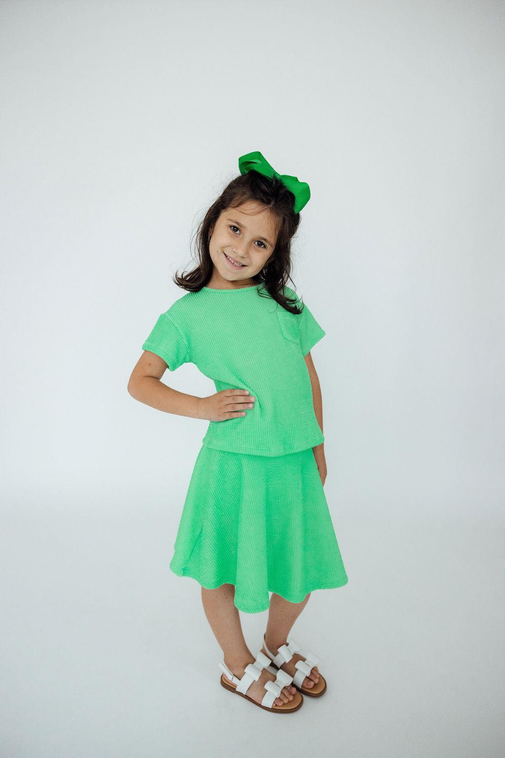 Seafoam Green Scrunchy Pocket Tee - Aaria Tees Aaria Tees
