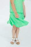Seafoam Green Scrunchy Twirl Skort - Aaria Tees Aaria Tees