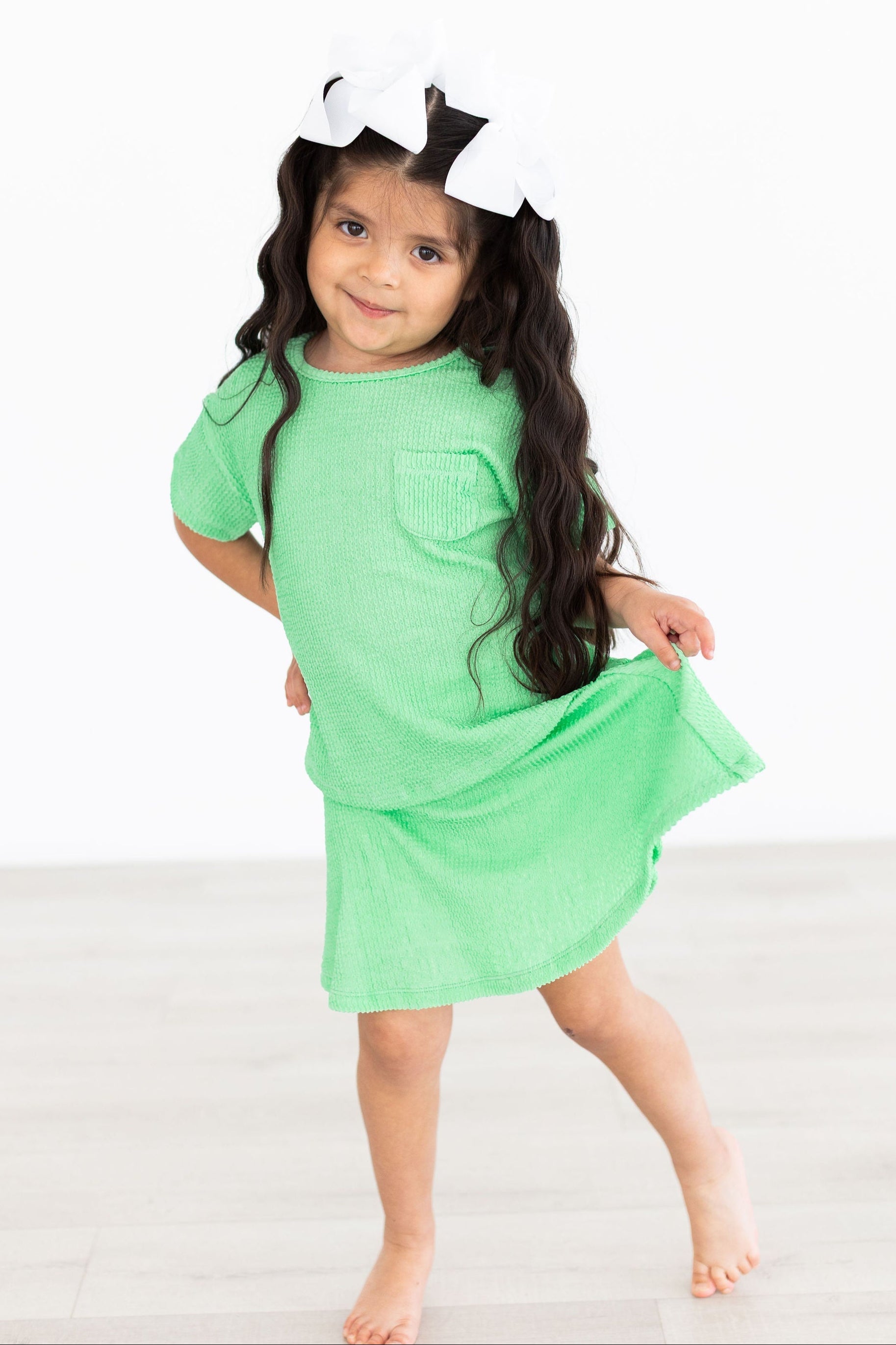 Seafoam Green Scrunchy Twirl Skort - Aaria Tees Aaria Tees
