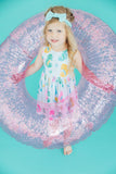 Seahorse Swirl Tank Twirl Dress - Aaria Tees Aaria Tees