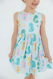 Seahorse Swirl Tank Twirl Dress - Aaria Tees Aaria Tees