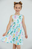 Seahorse Swirl Tank Twirl Dress - Aaria Tees Aaria Tees