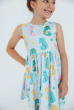 Seahorse Swirl Tank Twirl Dress - Aaria Tees Aaria Tees