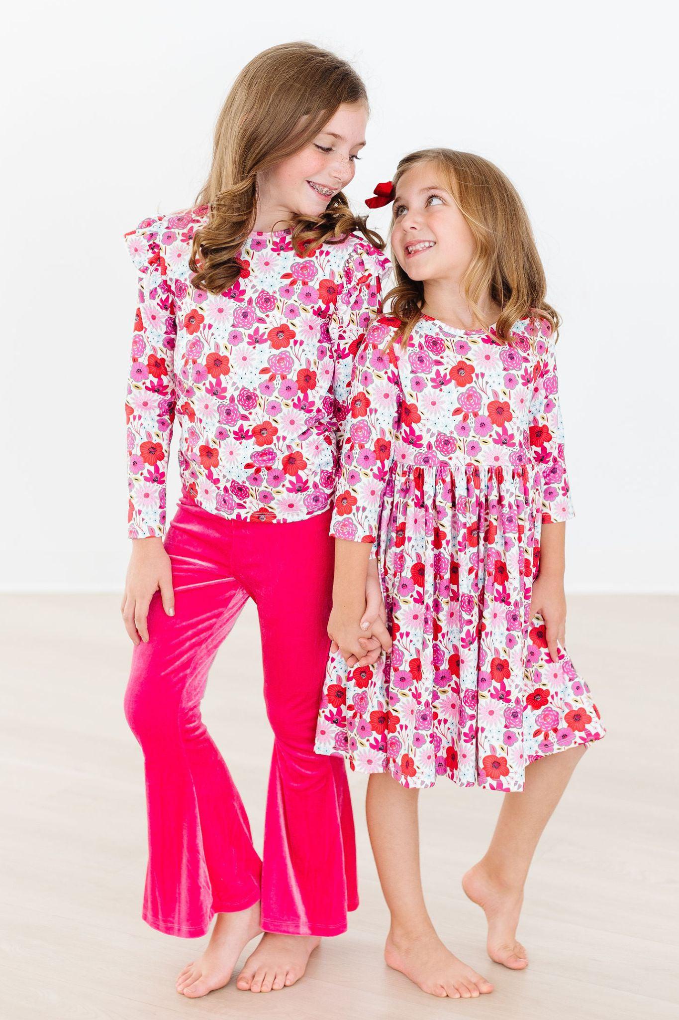 Secret Garden 3/4 Pocket Twirl Dress - Aaria Tees Aaria Tees