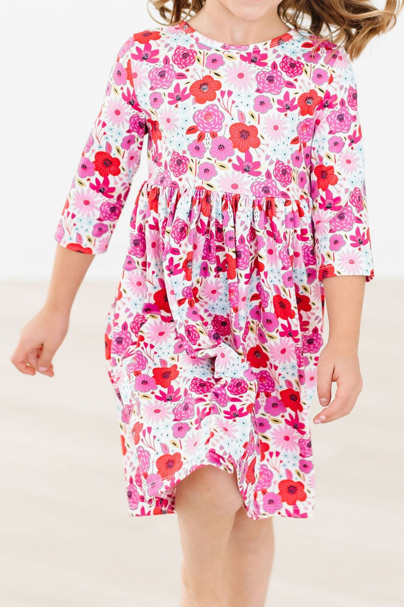 Secret Garden 3/4 Pocket Twirl Dress - Aaria Tees Aaria Tees