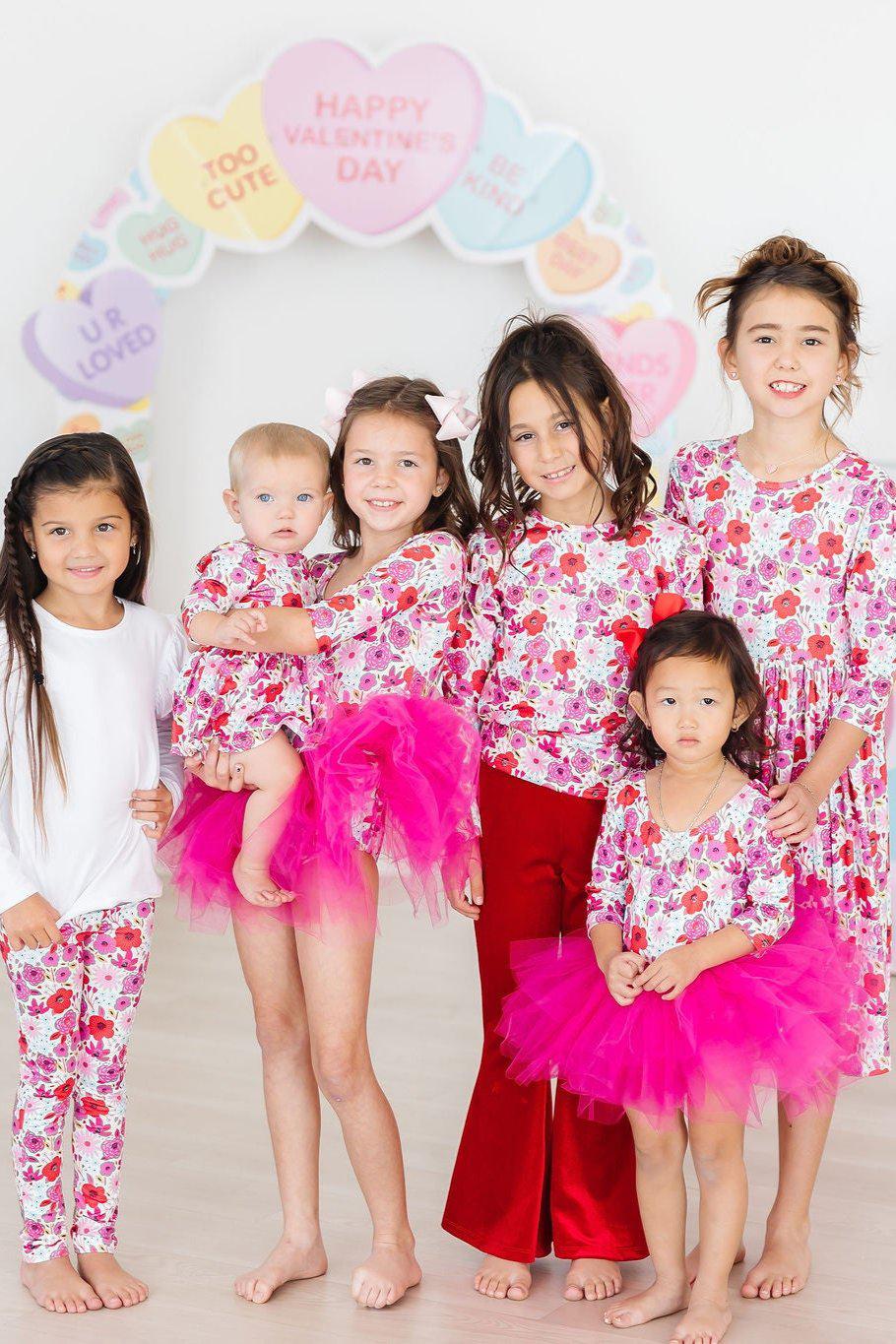 SALE Secret Garden 3/4 Sleeve Tutu Leotard - Aaria Tees Aaria Tees