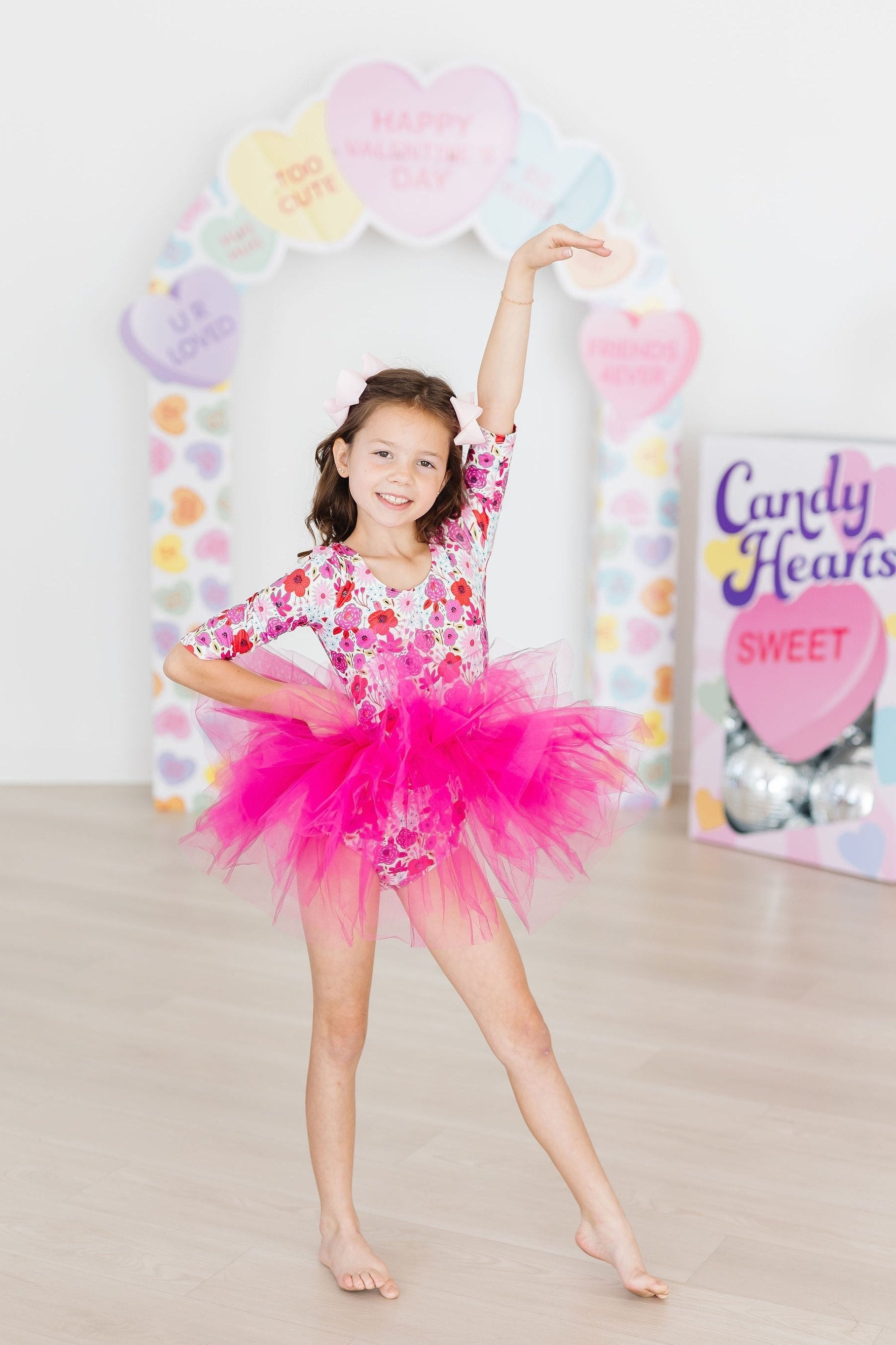 SALE Secret Garden 3/4 Sleeve Tutu Leotard - Aaria Tees Aaria Tees