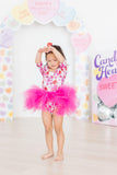 SALE Secret Garden 3/4 Sleeve Tutu Leotard - Aaria Tees Aaria Tees