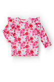 Secret Garden L/S Ruffle Tee - Aaria Tees Aaria Tees