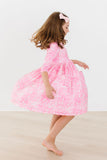 Shine Bright 3/4 Sleeve Pocket Twirl Dress - Aaria Tees Aaria Tees