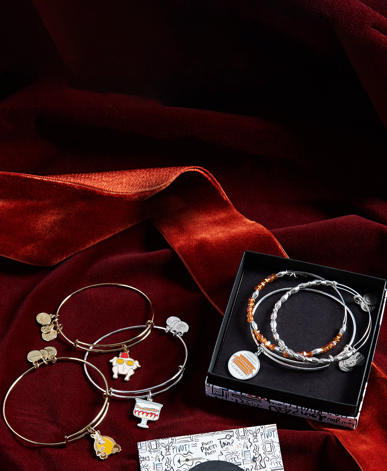 FRIENDS™ Holiday Armadillo Charm Bangle - Aaria Tees Aaria Tees