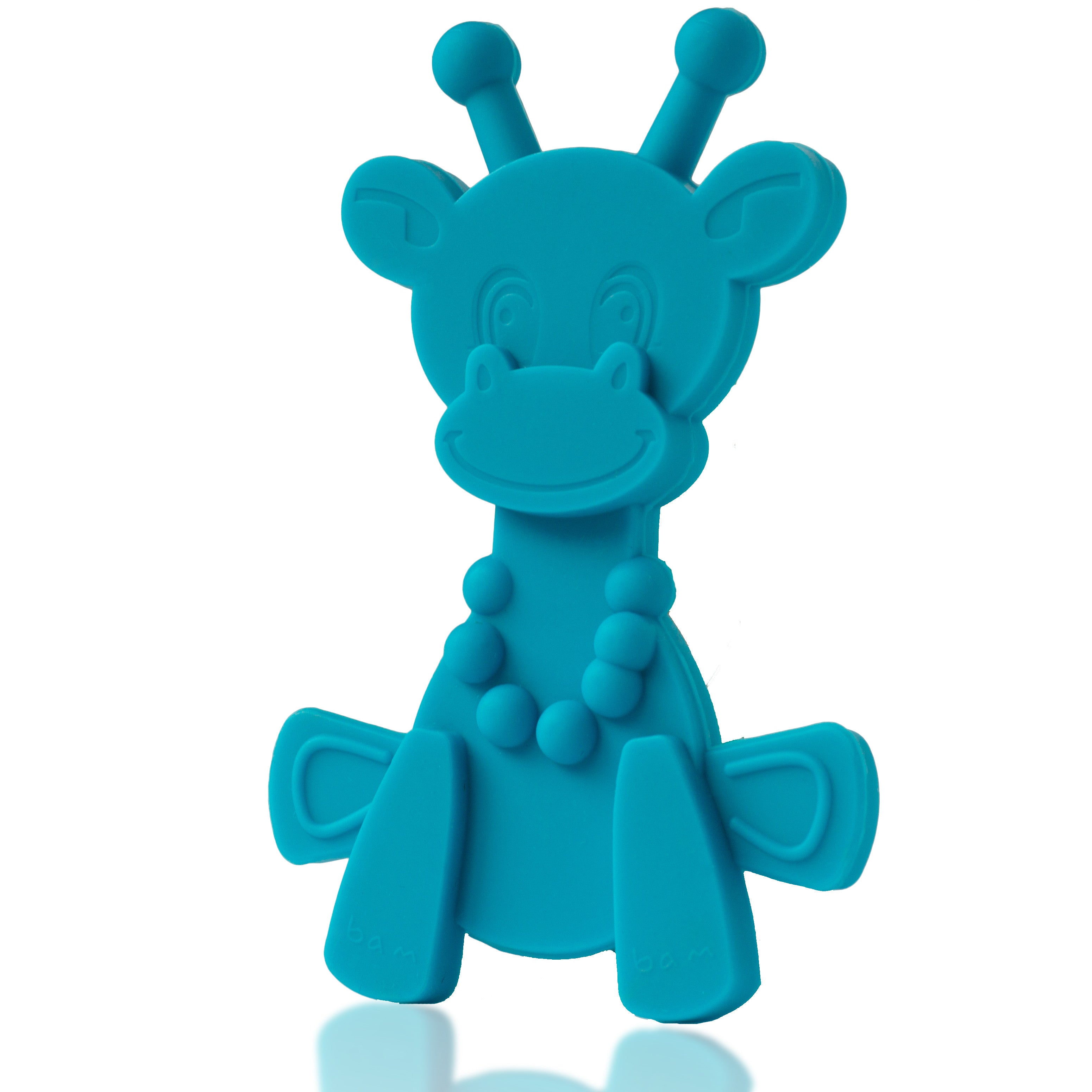 Little bamBAM Baby Teething Toy – Cyan - Aaria Tees Aaria Tees