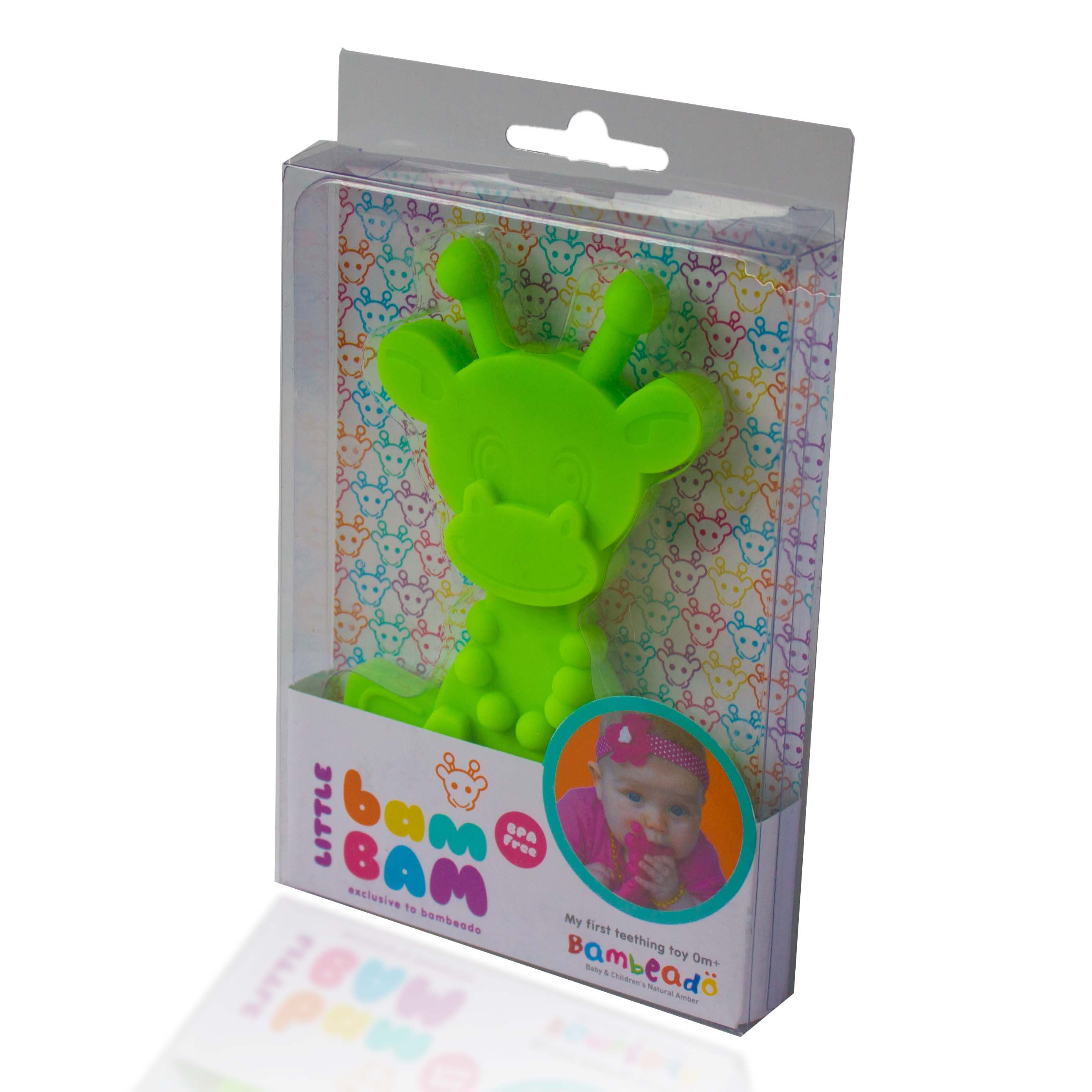 Little bamBAM Baby Teething Toy - Lime - Aaria Tees Aaria Tees