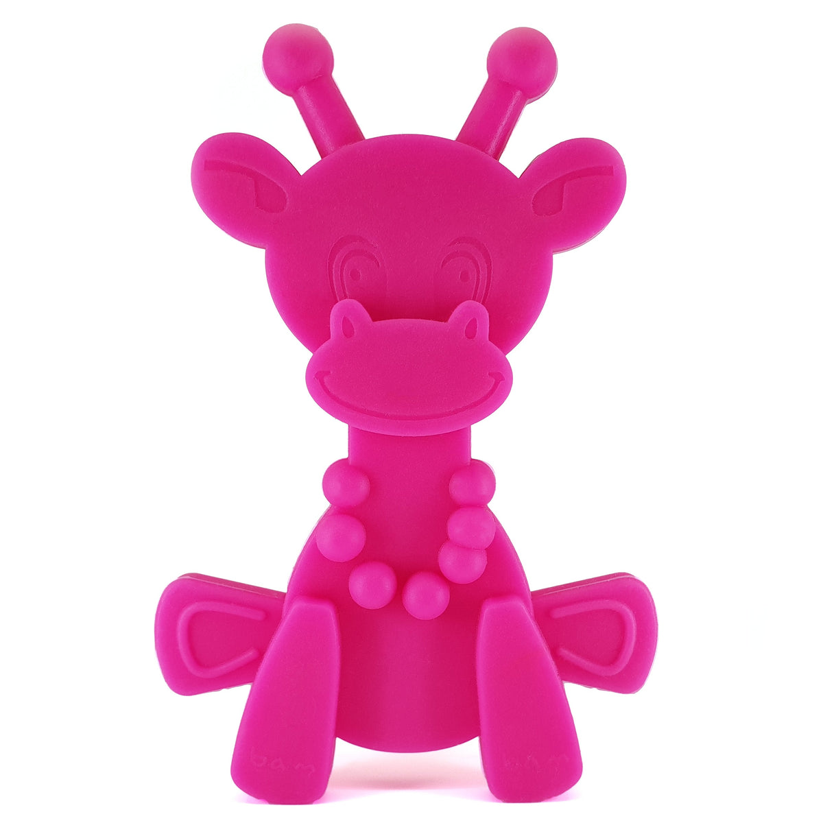 Little bamBAM Baby Teething Toy - Magenta - Aaria Tees