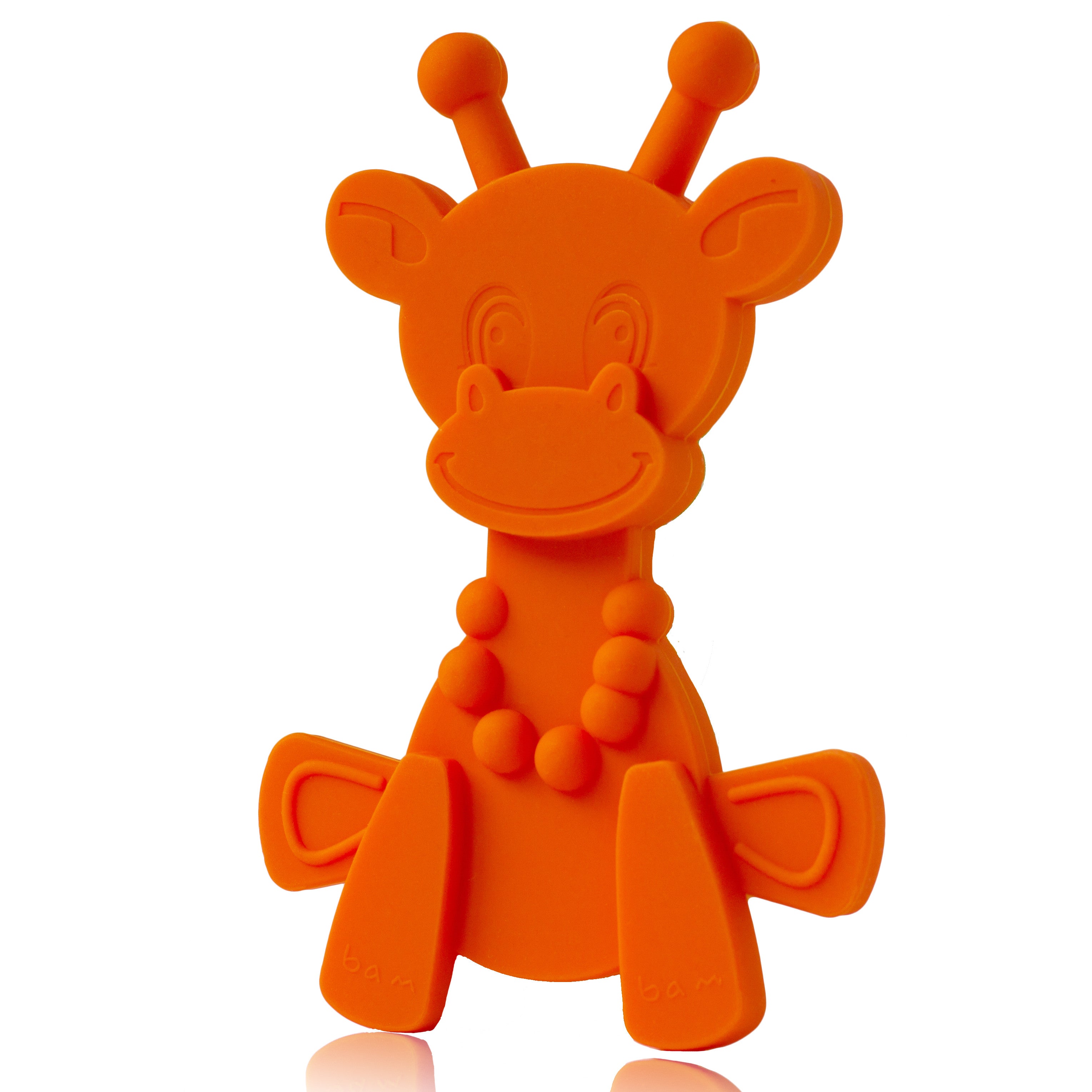 Little bamBAM Baby Teething Toy – Orange - Aaria Tees Aaria Tees