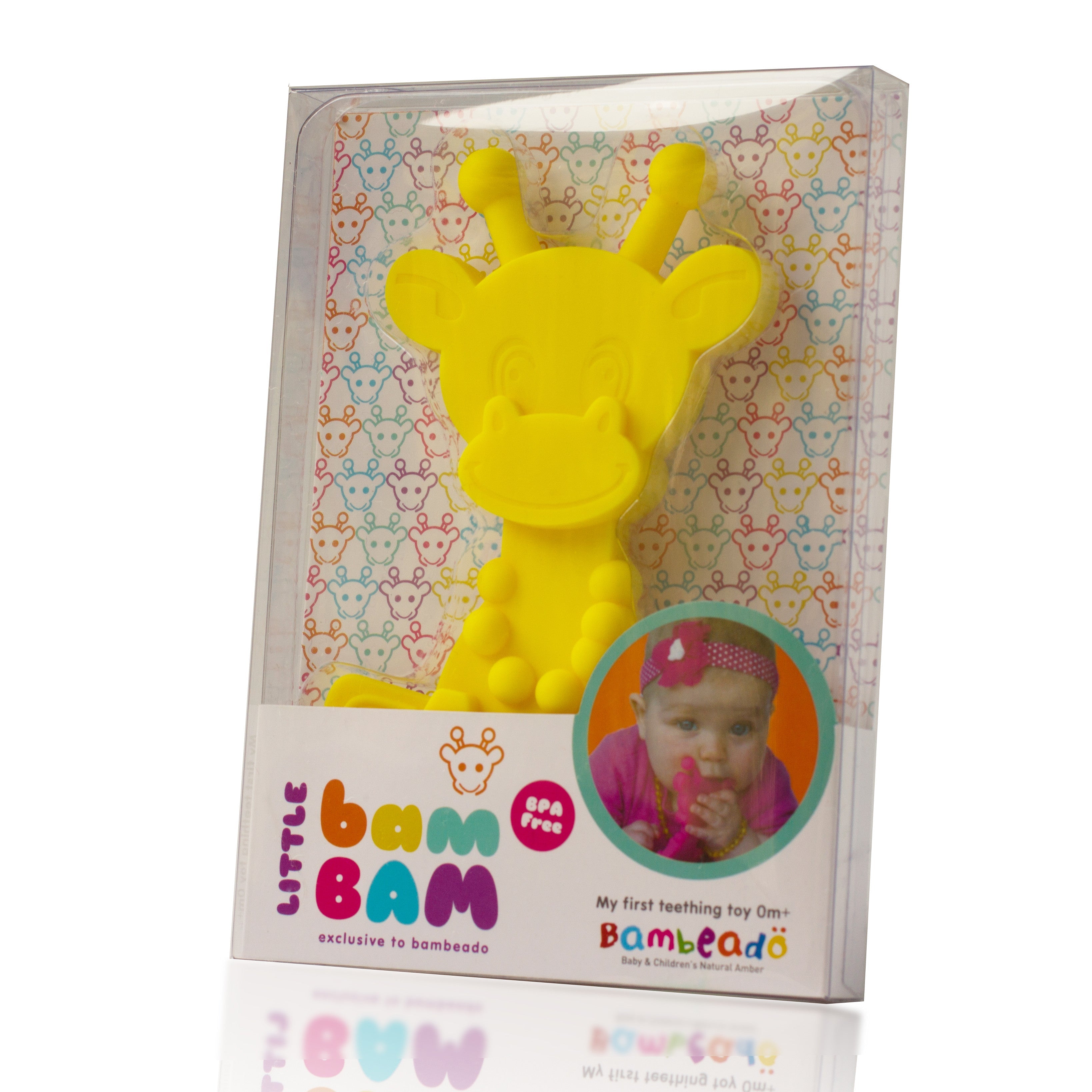 Little bamBAM Baby Teething Toy – Yellow - Aaria Tees Aaria Tees