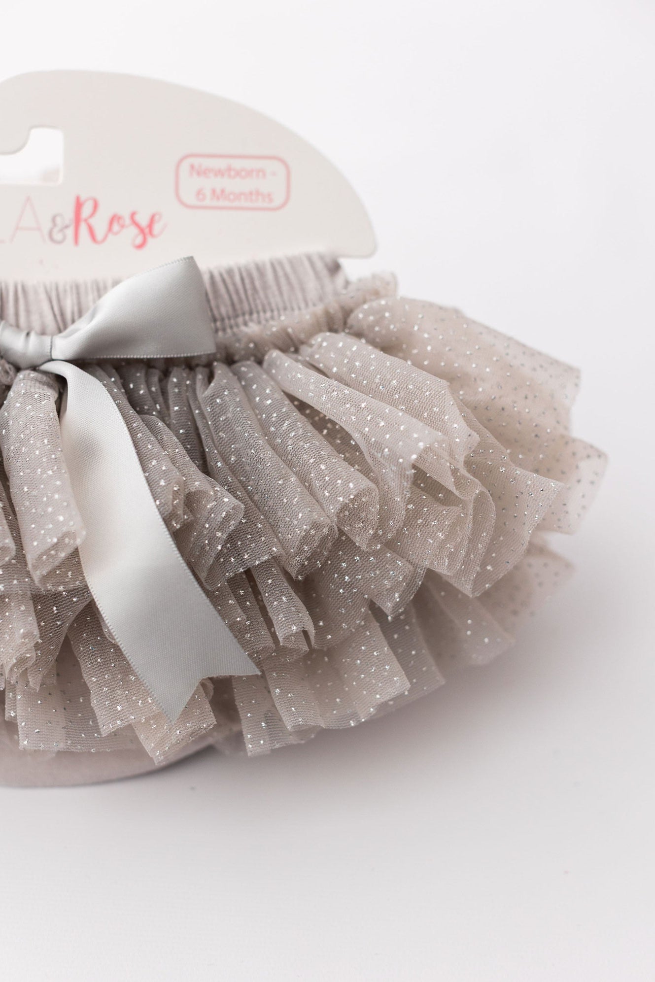 SALE Silver Glitter Ruffle Tutu Bloomer - Aaria Tees Aaria Tees