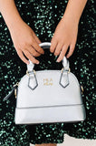 SALE Silver Metallic Girl's Crossbody Purse - Aaria Tees Aaria Tees