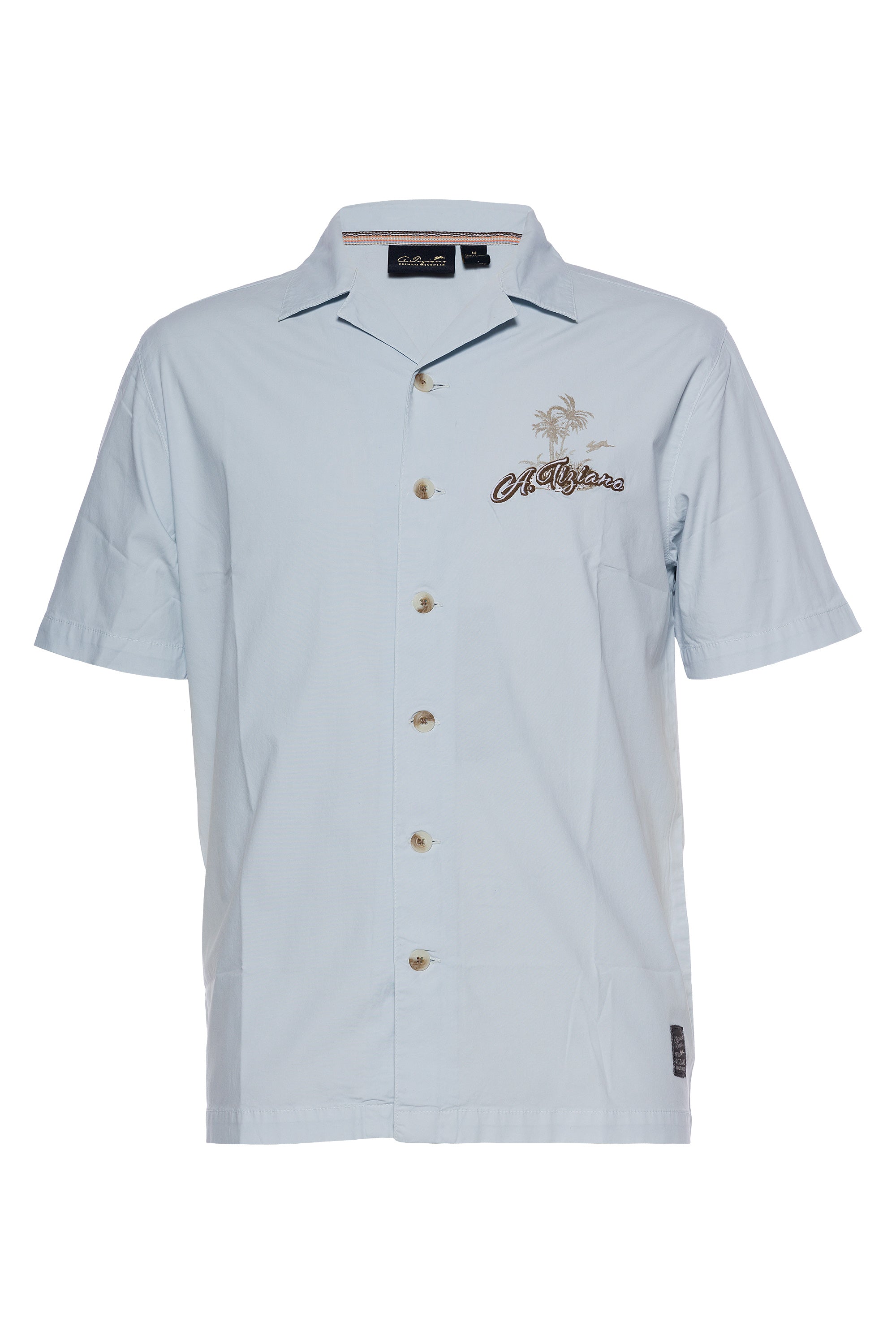 Simon | Stretch Twill Camp Shirt - Aaria Tees Aaria Tees