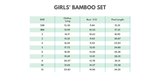 Pink princess stripe bamboo pajama set - Aaria Tees Aaria Tees