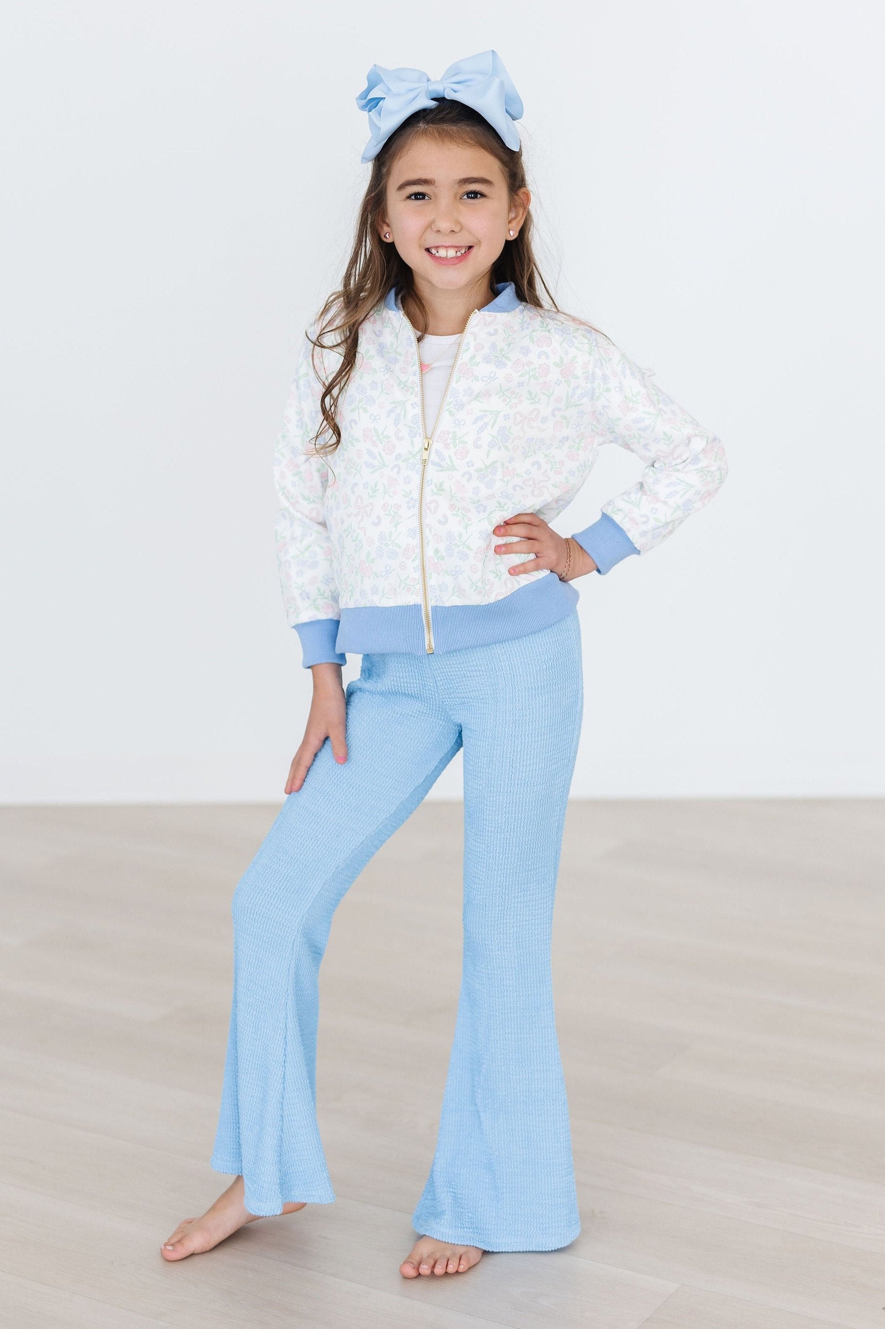 Sky Blue Scrunchy Bells - Aaria Tees Aaria Tees