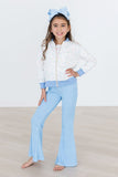 Sky Blue Scrunchy Bells - Aaria Tees Aaria Tees
