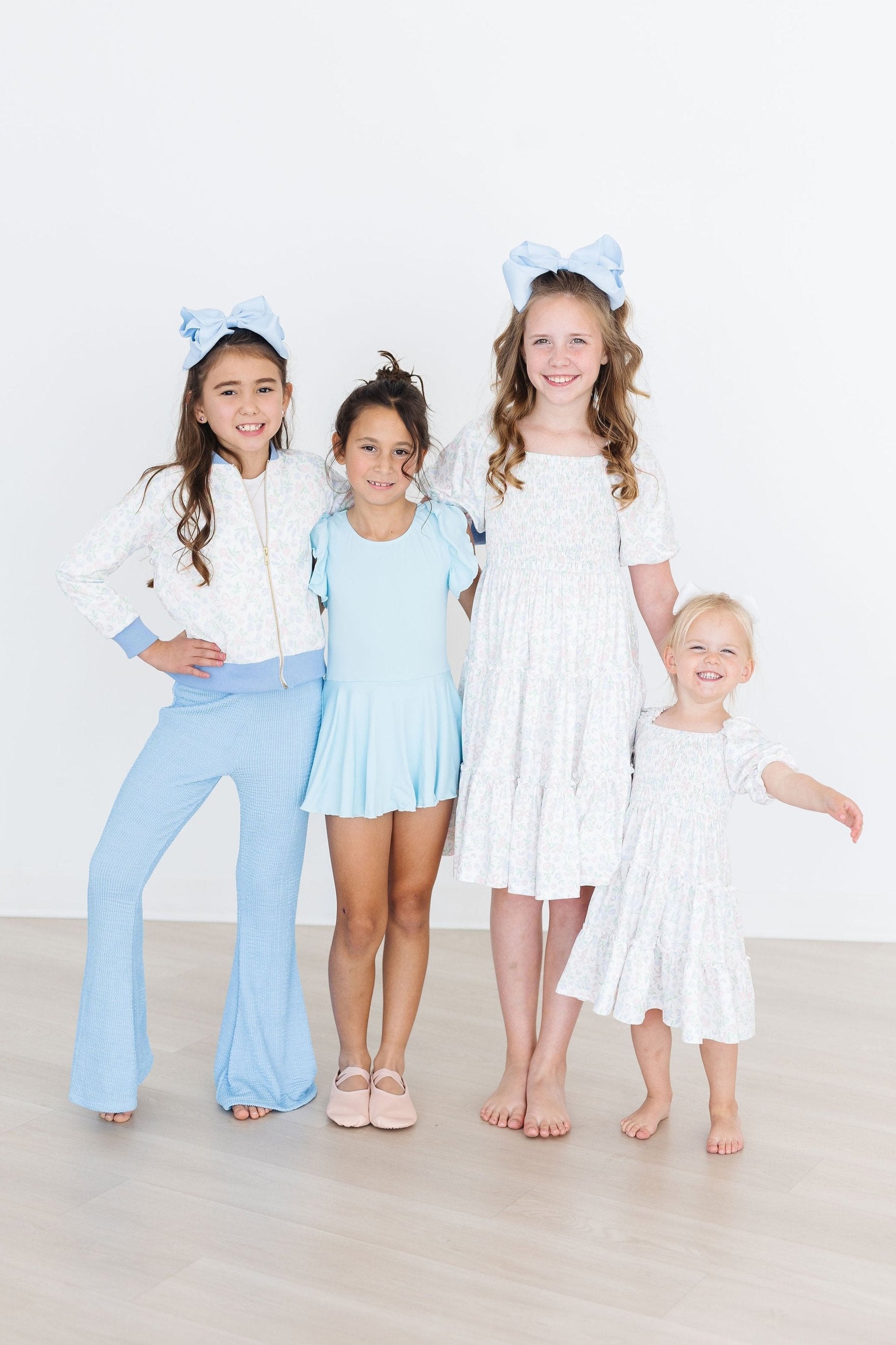 Sky Blue Scrunchy Bells - Aaria Tees Aaria Tees
