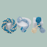 Sky and Cloud Rope Tug Toy Set Aaria Tees