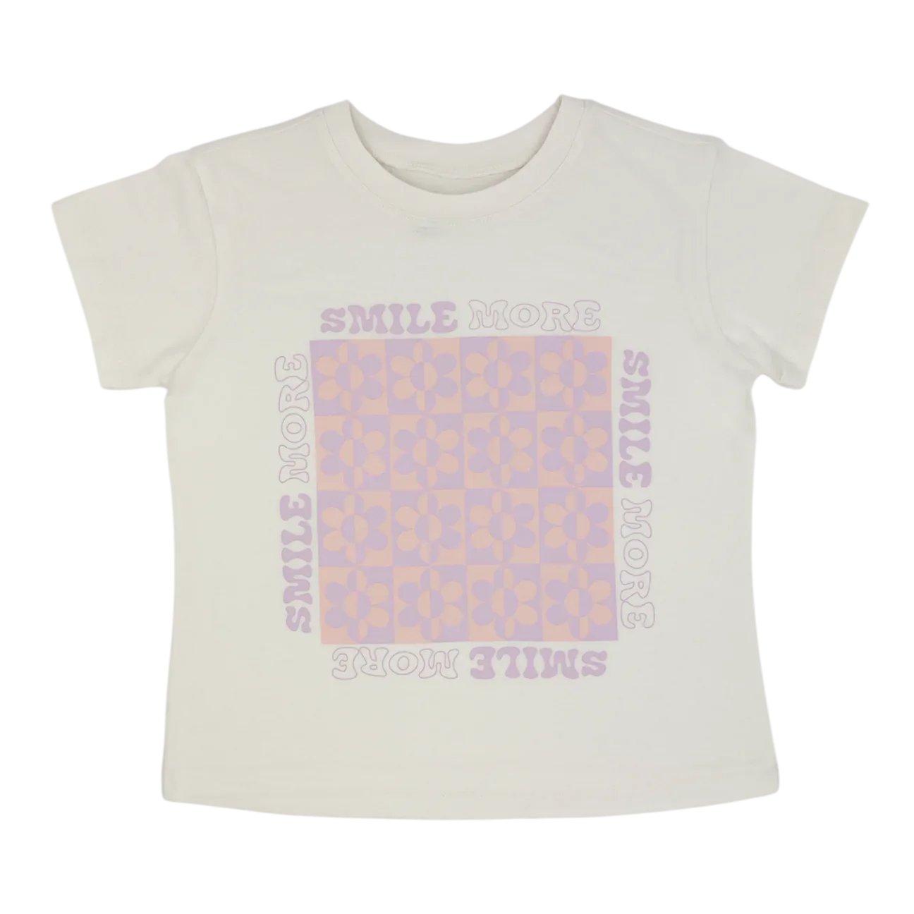 Girls Smile More Graphic Tee - Aaria Tees Aaria Tees