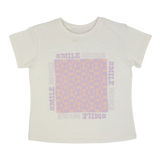 Girls Smile More Graphic Tee - Aaria Tees Aaria Tees