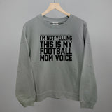 Football Mom Voice Aaria Tees