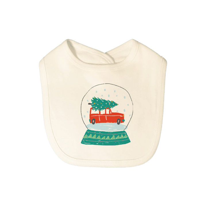 graphic bib | snow globe - Aaria Tees