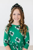 Southlake Carroll Dragons 3/4 Sleeve Pocket Twirl Dress - Aaria Tees Aaria Tees