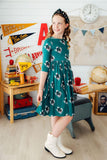Southlake Carroll Dragons 3/4 Sleeve Pocket Twirl Dress - Aaria Tees Aaria Tees