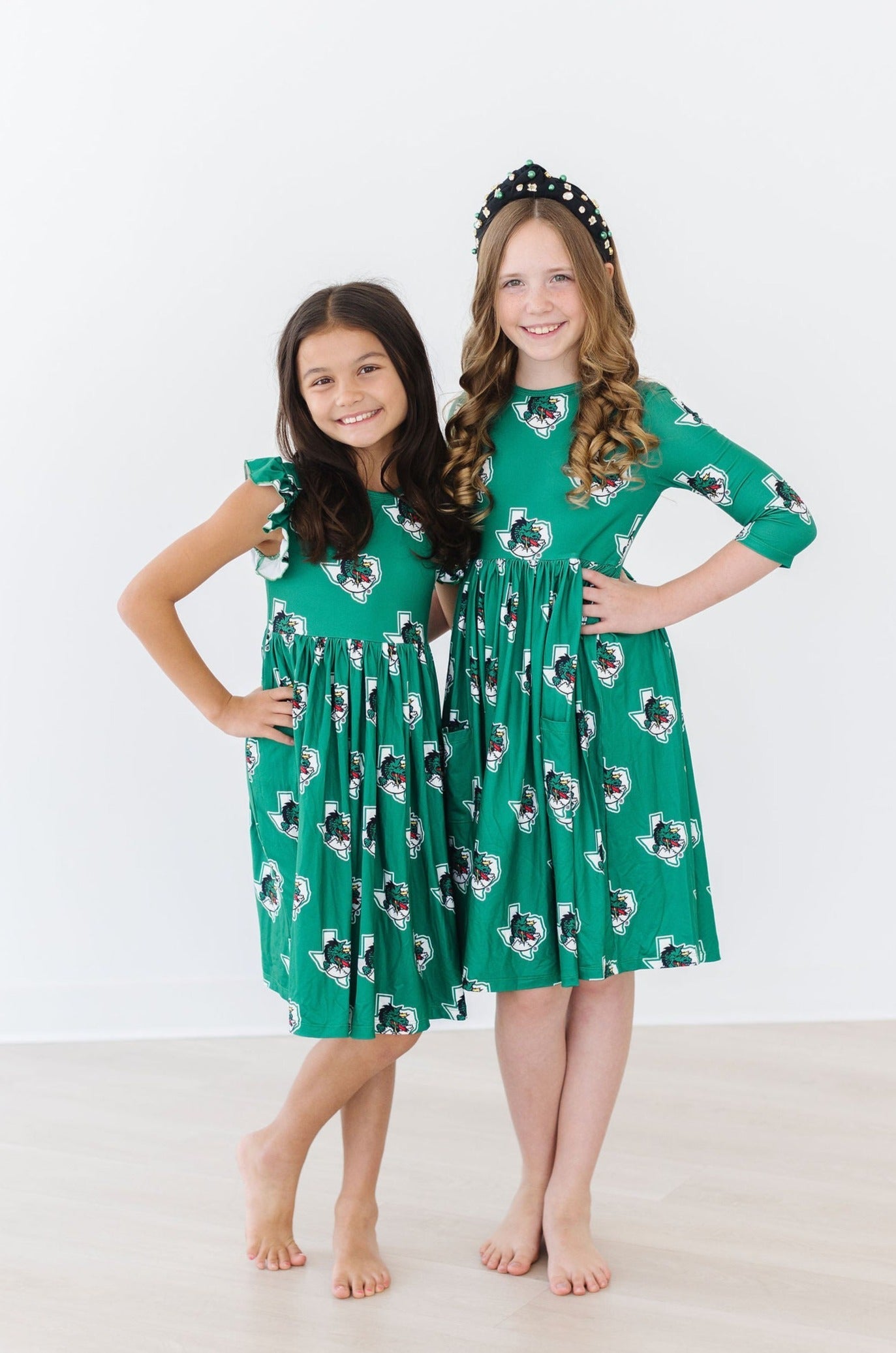 Southlake Carroll Dragons Flutter Twirl Dress - Aaria Tees Aaria Tees