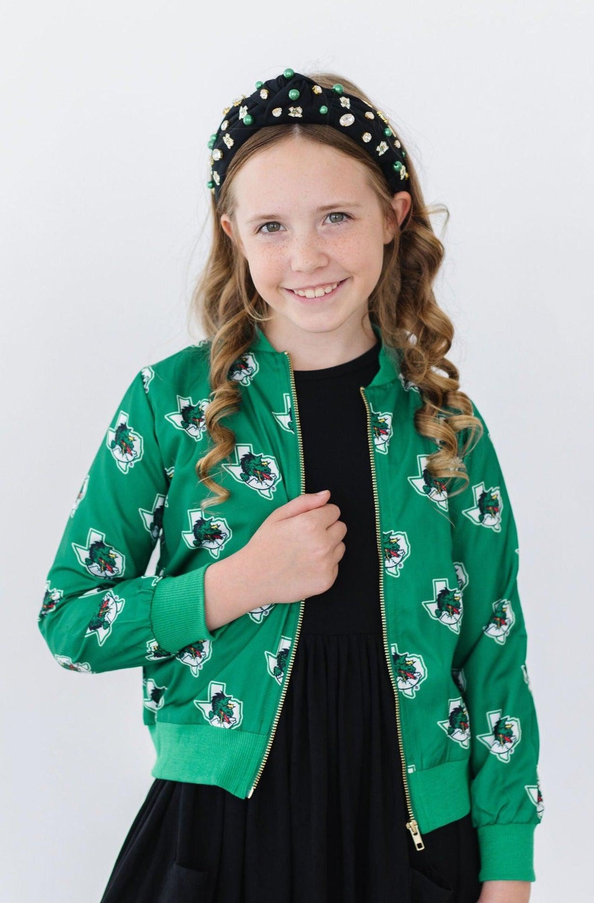 Southlake Carroll Dragons Satin Jacket - Aaria Tees